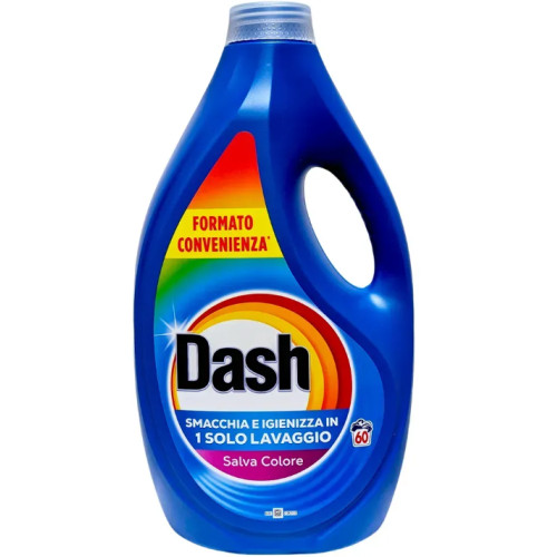 Рідкий засіб для прання Dash Salva Colore, 60 прань, 2,7 л.